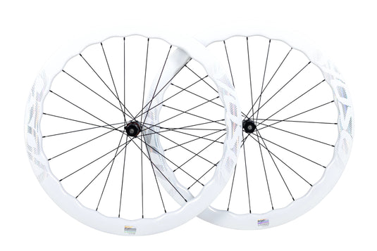 SCOM VOSO Lite Undulating Carbon Wheels Pearl White