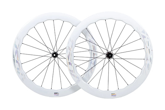 SCOM VOSO Lite Undulating Carbon Wheels Pearl White