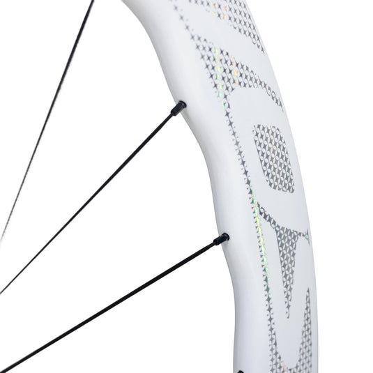 SCOM VOSO Lite Undulating Carbon Wheels Pearl White