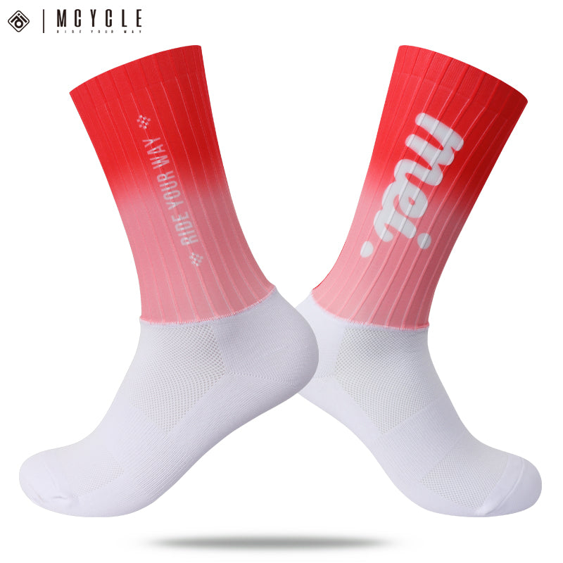Load image into Gallery viewer, Mcycle Multiple Colors Patchwork Aero Cycling Socks MP048
