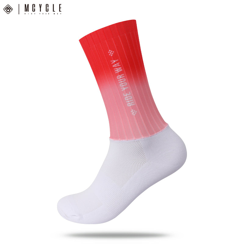 Load image into Gallery viewer, Mcycle Multiple Colors Patchwork Aero Cycling Socks MP048
