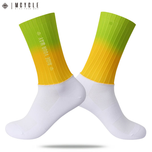 Mcycle Multiple Colors Patchwork Aero Cycling Socks MP048
