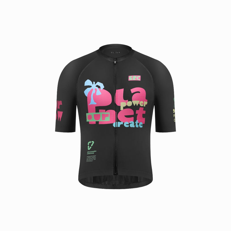 Load image into Gallery viewer, GRC Unisex CMYK Colorful Power Technical Cycling Jersey - Summer Edition 1241
