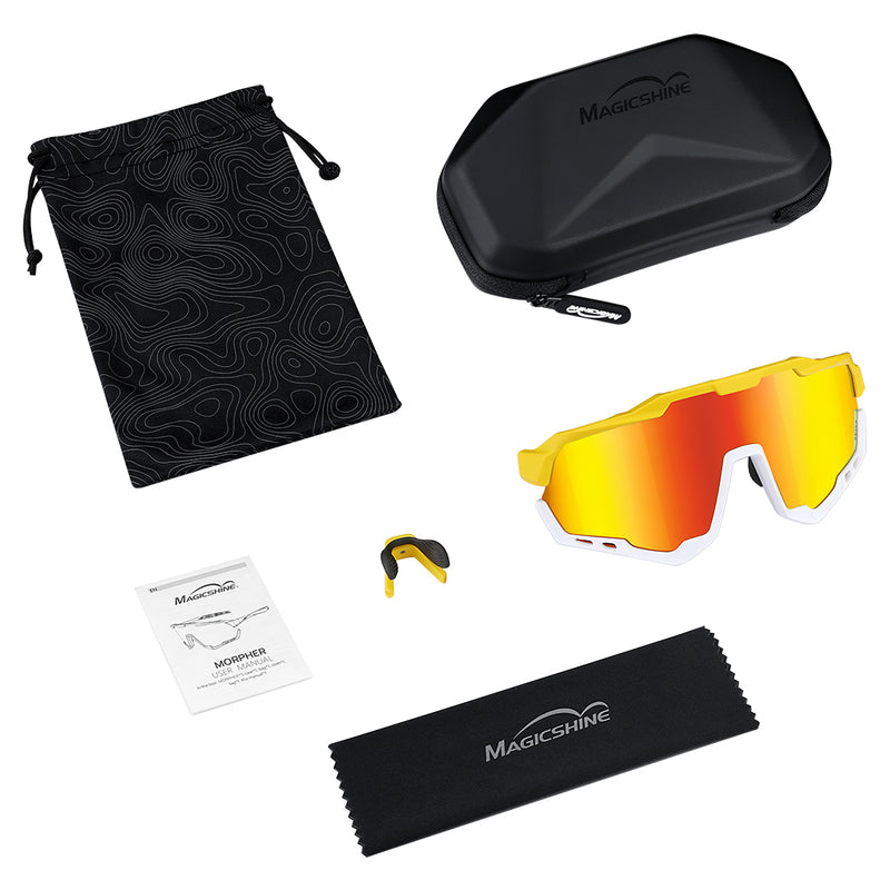Load image into Gallery viewer, Magicshine Morpher Convertible Cycling Sunglasses
