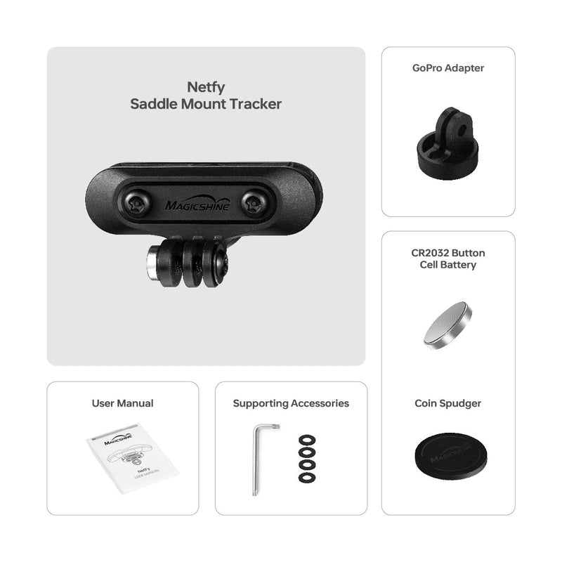 Load image into Gallery viewer, Magicshine NETFY Saddle Mount Bike Tracker
