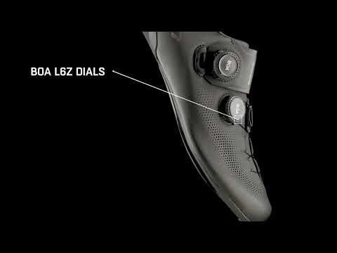 Load and play video in Gallery viewer, Shimano SH-RC703 Road Bike Shoes
