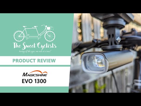 Load and play video in Gallery viewer, MagicShine EVO 1300 Bicycle Front Light Underneath Mounted Bike Light
