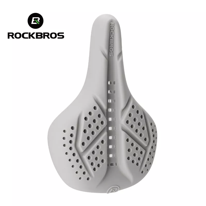 Load image into Gallery viewer, ROCKBROS Silicone Bike Saddle Cover Comfortable Hollow Soft Bicycle Seat Cover
