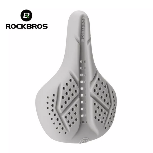 ROCKBROS Silicone Bike Saddle Cover Comfortable Hollow Soft Bicycle Seat Cover