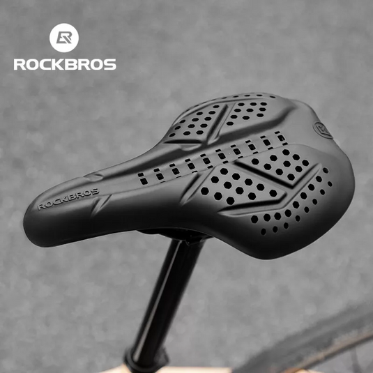 ROCKBROS Silicone Bike Saddle Cover Comfortable Hollow Soft Bicycle Seat Cover