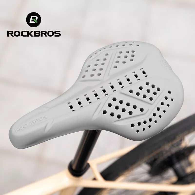 Load image into Gallery viewer, ROCKBROS Silicone Bike Saddle Cover Comfortable Hollow Soft Bicycle Seat Cover
