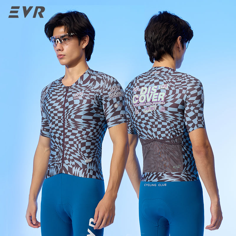 Load image into Gallery viewer, EVR Men’s DISCOVER Pro Summer Cycling Jersey 2617
