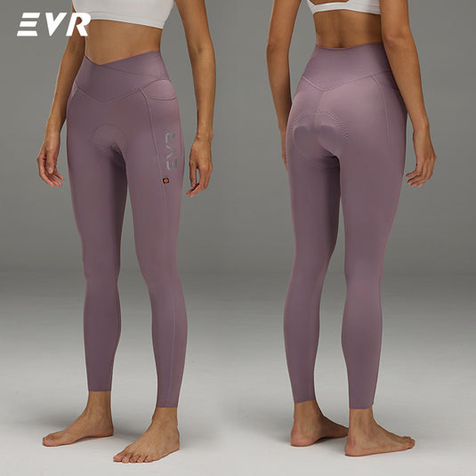 EVR Discover Series Women’s Cycling Tights 4‑Way Stretch, Side Pockets 8101