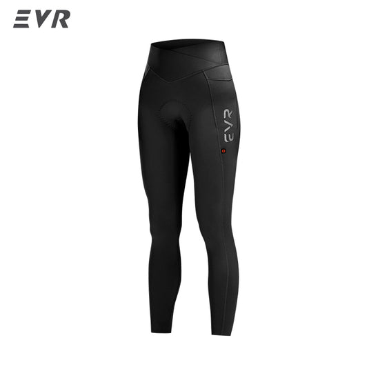 EVR Discover Series Women’s Cycling Tights 4‑Way Stretch, Side Pockets 8101