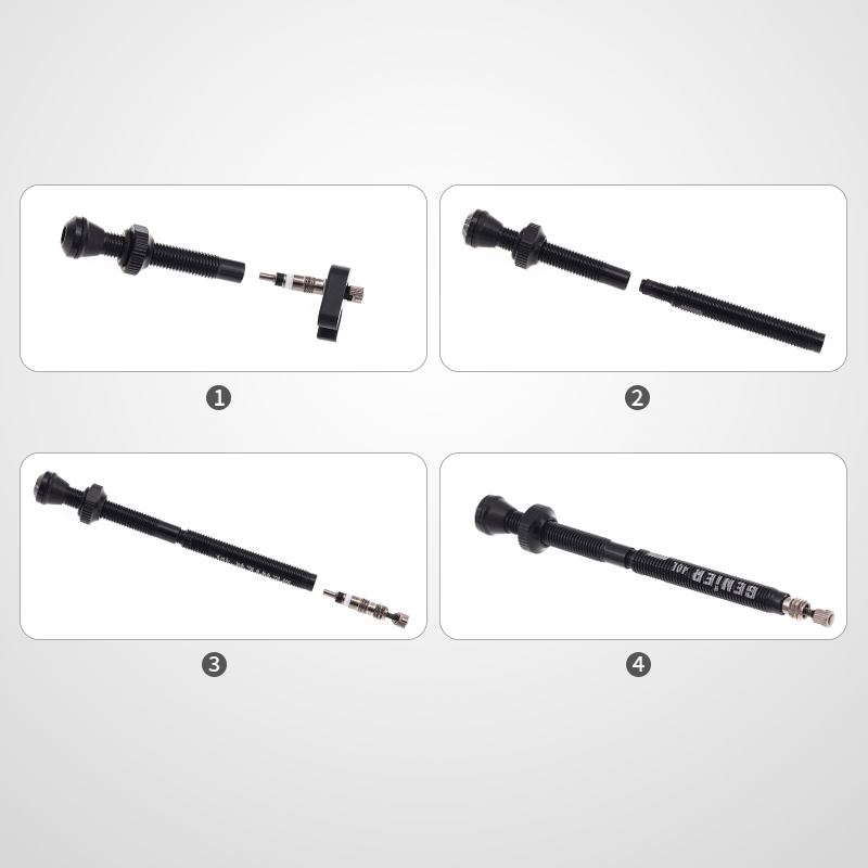 Load image into Gallery viewer, Genier Valve Extender Valve Extensions for Removable Presta
