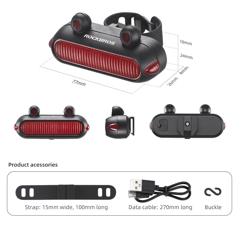 Load image into Gallery viewer, ROCKBROS Frog Shape Bike Rear Light  Taillight LED
